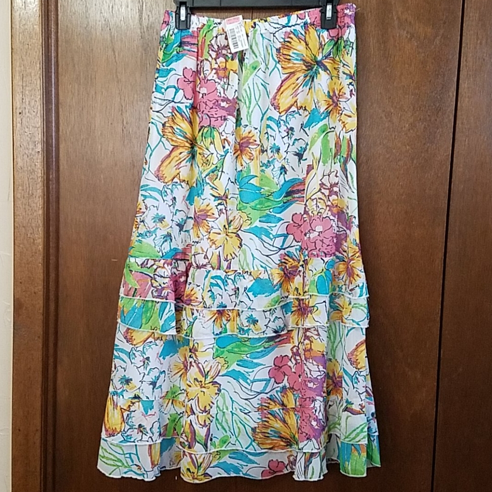 NWT Multiples Floral Skirt S - Picture 4 of 4